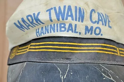 Mark Twain Cave Hat Hannibal MO Captains Hat Paper Bill Vintage McDowell Clemens • $150.37