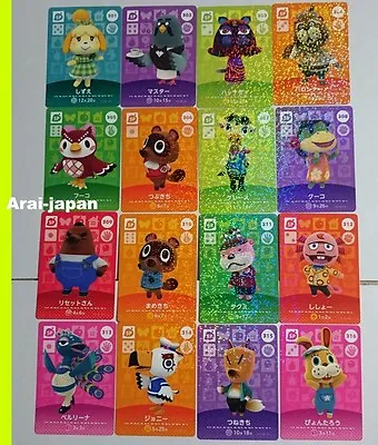 $58.45 • Buy Amiibo Card SP X 16 All Complete No.4 4th Part4 Vol.4 Vol4 Animal Crossing Japan