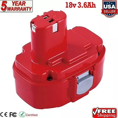  18V 3.6Ah Ni-Mh Battery Replacement For Makita 1822 1834 1823 1833 1835 PA18  • $17.99