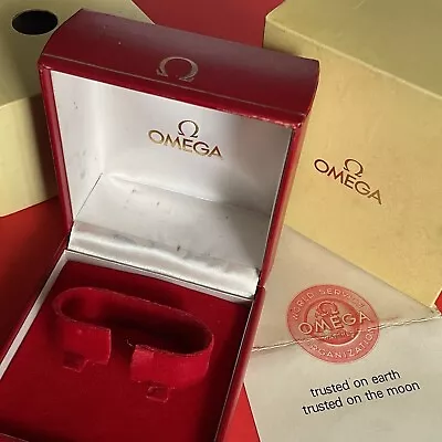 Vintage Omega Speedmaster Square Red Box 1501 M + Outer Box + Paper (Japanese) • $165