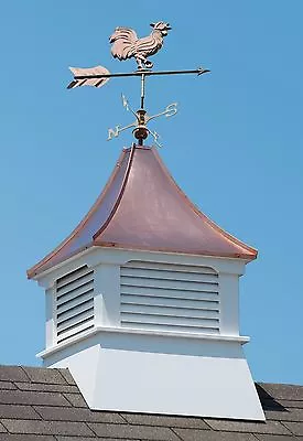 Accentua Olympia Cupola With Rooster Weathervane 24 In. Square 54 In. High • $839