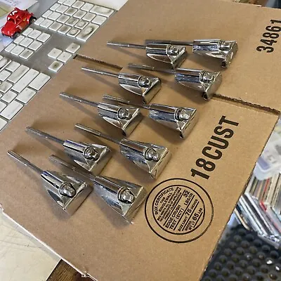 10 GRETSCH BASS DRUM TENSION RODS & CLAWS 80s Square Badge Era Used • $24.14