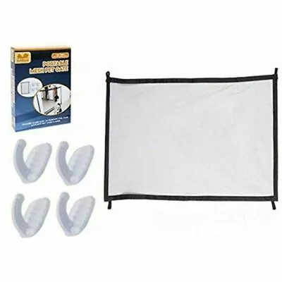 £4 • Buy Brand New Pet Gate Portable Folding Door Magic Net