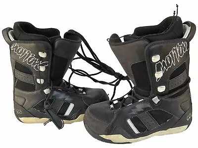 Morrow Men’s Kick Black Lace-Up Size 8 US Snowboarding Boots - EUC • $49