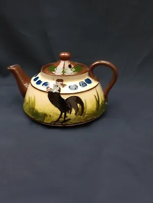 Beautiful Vintage Lingpark Torquay Black Cockerel Teapot  • £8.99