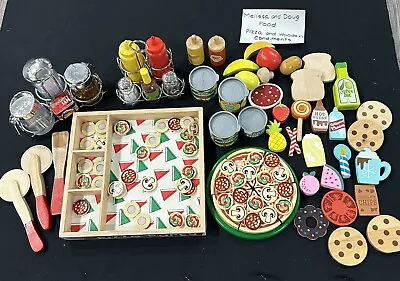 Melissa Doug Salt & Pepper Shakers Syrup Condiments Pizza Cookies Play Food Sets • $49.40