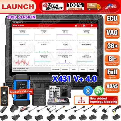 NEW LAUNCH X431 V+ HDIII HD3 PRO 5 Heavy Duty Truck OBD Diagnostic Scanner Tool • $1459