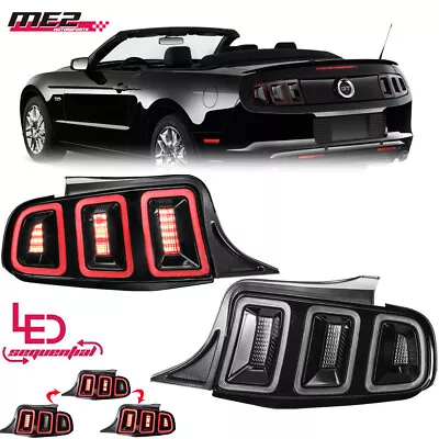 LED Tail Lights For 2010-2014 Ford Mustang Sequential Turn Signal Brake Lamps • $399.99