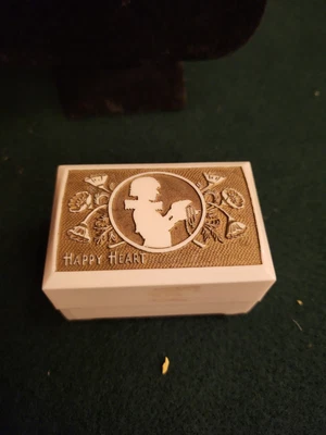 £8 • Buy Vintage Celluloid Ring Box Art Deco Jewelry Box