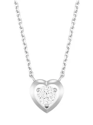 J.Estina Whitemond Necklace JJLJNQ3BS302SW420 Silver 925 Cubic Zirconia • $94