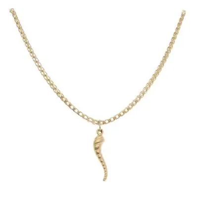£1199 • Buy Womens - 14ct Yellow Gold Horn Of Plenty Pendant And Chain 18 