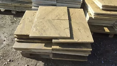 New Riven Yorkstone - Buff/Grey - Natural Stone Paving - Listing For 1sqmt • £136