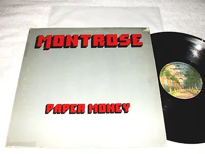 Montrose  Paper Money  1974 Rock LPNice VG++!Sammy Hagar Ronnie Promo Labels • $9.95