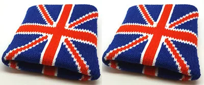 £8.99 • Buy Union Jack Sport Sweat Sweatband Wrist Band Yoga Sports Gym Stretch 4 Pcs