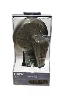 MOEN Verso 8-Spray Dual Wall Mount Fixed And Handheld Shower Head Brushed Nickel • $89.95