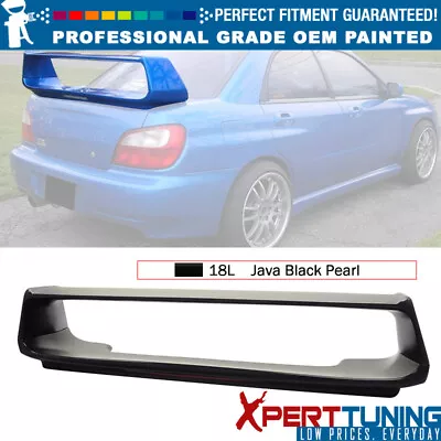 Fits 02-07 Subaru Impreza WRX STI Style Trunk Spoiler Brake Light Painted #18L • $339.99