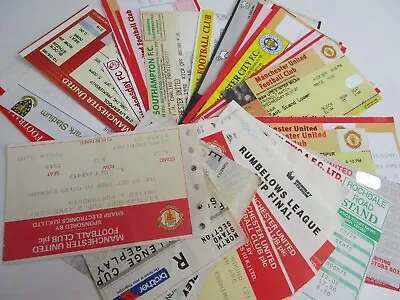Manchester United Tickets Home And Away 1989-2002 £2.95 Each With Free Post • £2.95