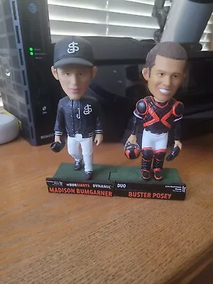 San Jose Giants Madison Bumgarner & Buster Posey Bobblehead Set San Francisco  • $69.99