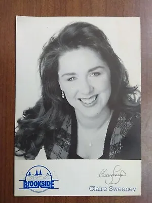 £5.99 • Buy CLAIRE SWEENEY *Lindsey Corkhill* BROOKSIDE PRE-SIGNED AUTOGRAPH CAST PHOTO CARD