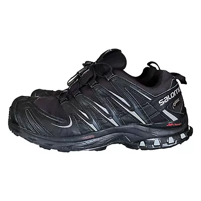 Salomon XA PRO 3D GTX Black Shoes Hiking Mountain Trail 366786 Men's UK 8 EU 42 • £49.95