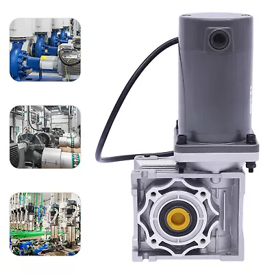 Worm Gear Reducer Gearbox Motor DC12V 120W Gearmotor W/ Speed Regulator 50K 1:50 • $139