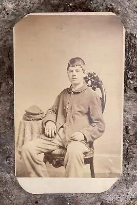 Original Civil War Soldier CDV Freshly Minted Young Federal Soldier • $30