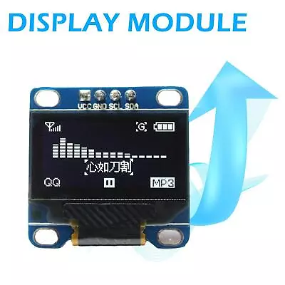 096  OLED SSD1306 I2C IIC SPI Serial 128X64 LCD Display Q9 LCD Blau NEWS • $2.30