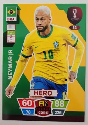 $17.99 • Buy 2022 FIFA World Cup Panini Adrenalyn XL Soccer Card Neymar Jr Hero Brazil #53