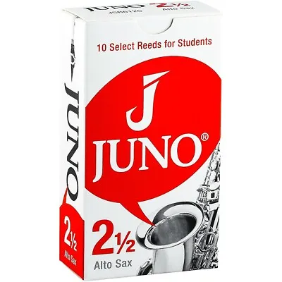 Vandoren JUNO Alto Sax Box Of 10 Reeds 2.5 • $26