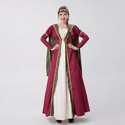 Womens Dress Medieval Vintage Dress Gothic Cosplay Gothic Pastel Clothes • $51.55