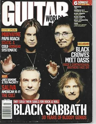 Guitar World July 2001 - 6 Songs Transcribed • $9.99
