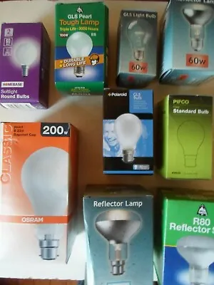 Traditional Incandescent Light Bulbs Choice Of Items Sold Singly Flat Rate Post • £1.99