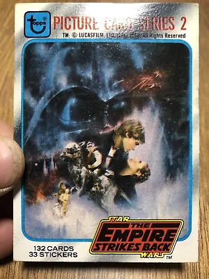 1980 Topps Star Wars The Empire Strikes Back Series 2 #133 Title Card • $1