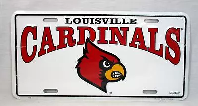 University Of Louisville Cardinals Logo Car Truck Tag License Plate Game Decor • $8.50