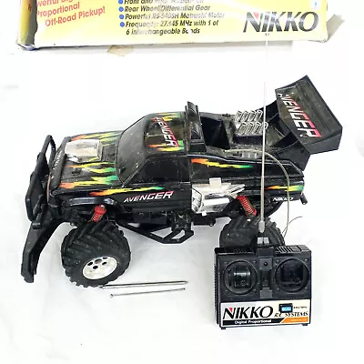 Vintage Nikko Avenger RC Remote Controlled Monster Truck FLAWS READ DESCRIPTION • $49.99