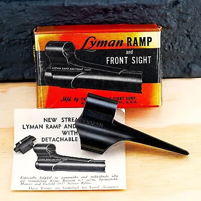 Lyman Slip-On Front Ramp W/ Hood .605 Dia Japanese Ariska Mauser 91 96 98 G33/40 • $99.95