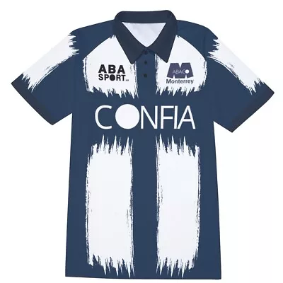 Rayados Monterrey- Camisa Shirt Replica Retro 1995 1996 Away Check Size Chart • $26.99