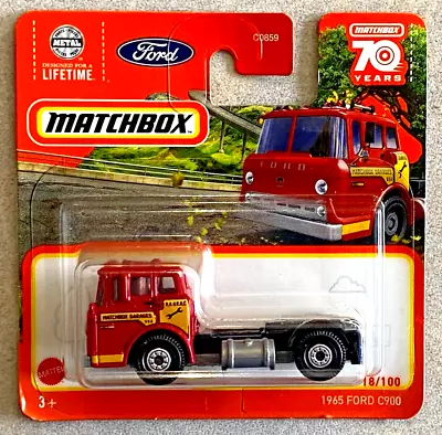Matchbox - 1965 Ford C900 - Red - Garage Service Truck - 18/100 • £2.25