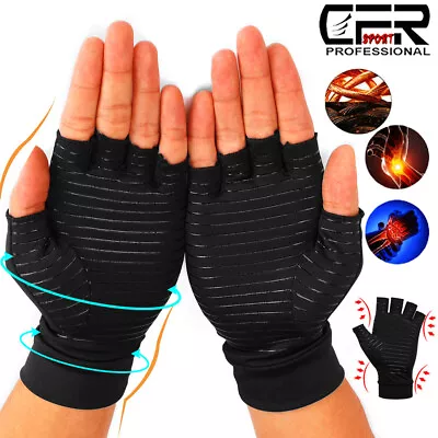 Cooper Arthritis Gloves Wrist Support Compression Hand Therapy Rheumatoid Finger • $13.08