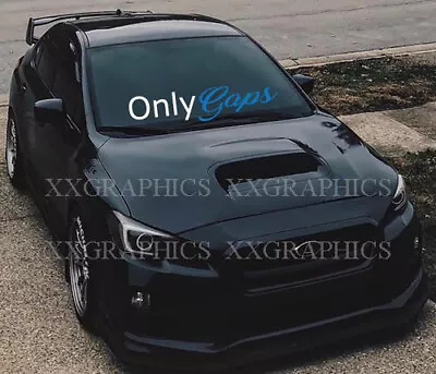 Only Gaps Windshield Decal Sticker Japanese American Muscle Drift Race JDM USDM • $14.99