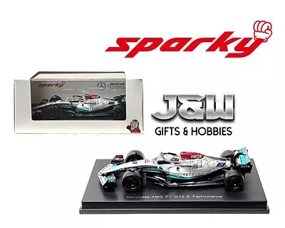 Sparky Mercedes-AMG Petronas F1 W13 E Performance No.63 2022 G. Russell 1/64 • $13.99