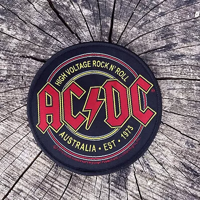 AC/DC - High Voltage Rock N Roll Aufnäher - Patch Hardrock Kutte Weste • £9.22