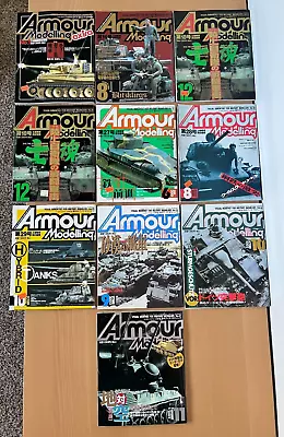 Lot Of 10 Tamiya Military Armour Modelling Japanese Magazines Books • $30.95