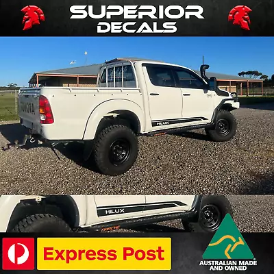 Toyota Hilux Dual Cab N70 N80 2004 - 2021  Stripes Decal Sticker Kit • $75