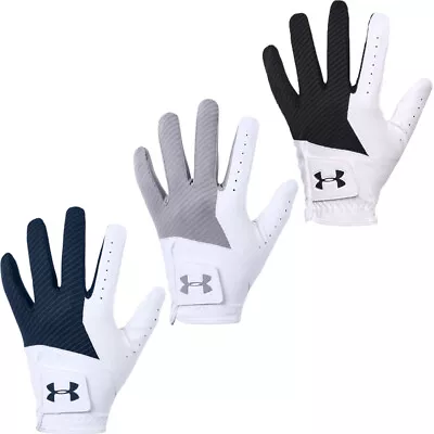 Under Armour Mens Right Hand And Left Handed Player UA Golf Glove Medal 2021 • £11.99