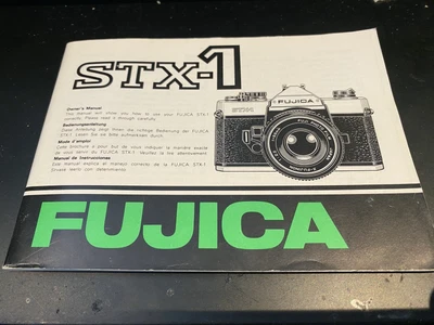 £4.99 • Buy Original Instruction Manual - Fujica STX-1 35mm SLR