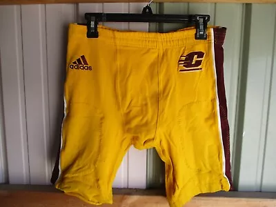 Central Michigan Football Practice Shorts Adidas Yellow Size Men's XL Used • $7.99