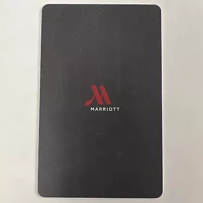 Hotel Room Key Marriott Black RFID Card Memorabilia Collector Collectible • $2.45