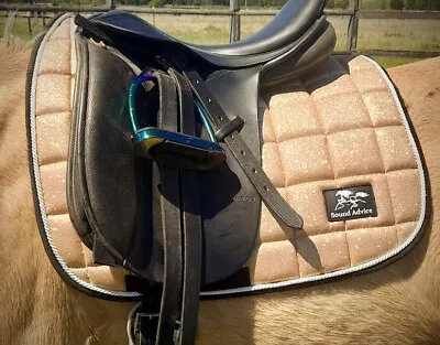 Sound Advice Gold Saddle Pad Set - Dressage • $149