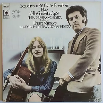 Jacqueline Du PrÉ  Elgar Cello Concerto  Cbs 76529 Vinyl Lp • £7.99